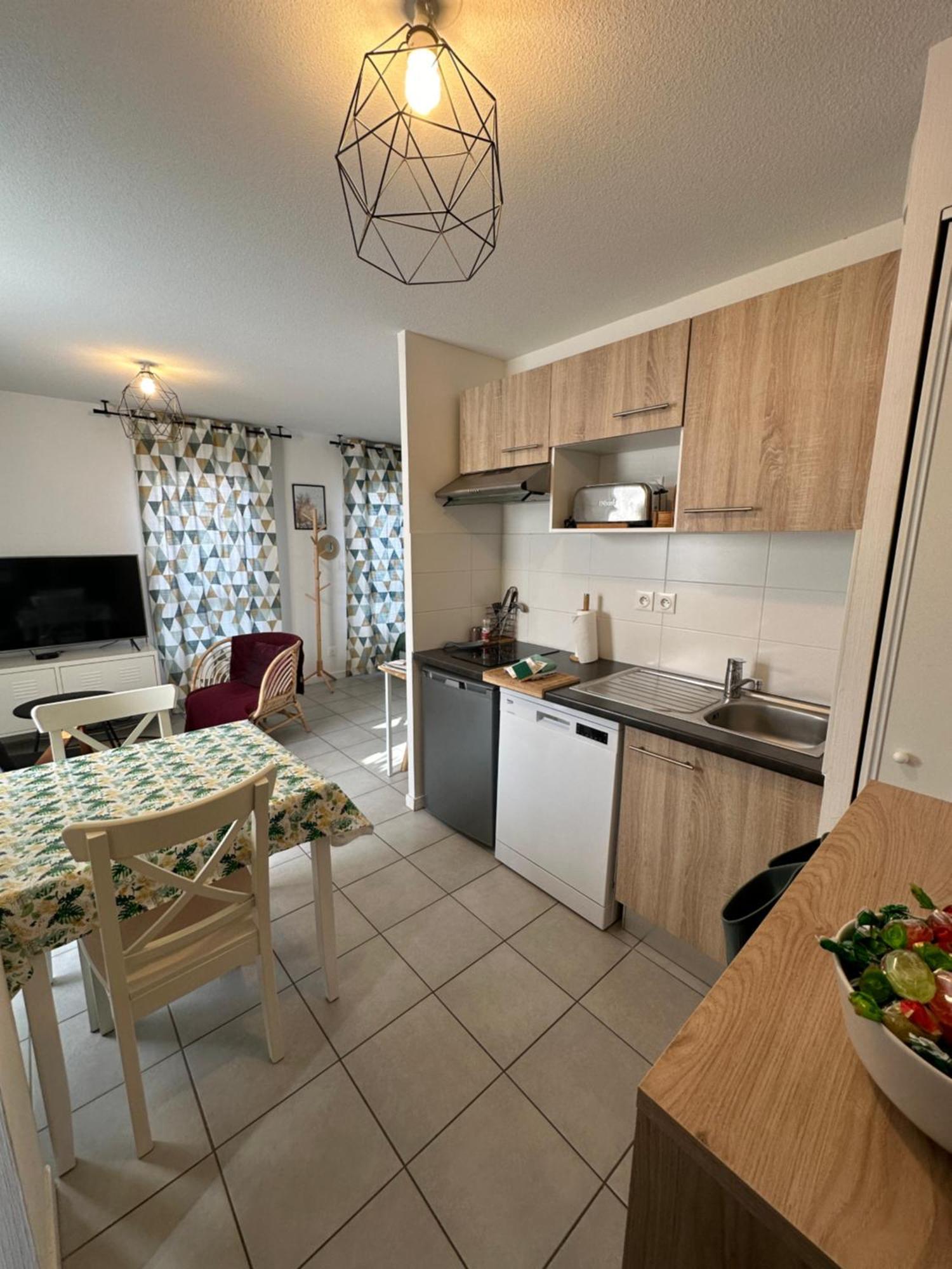 Апартаменти Minimes, Studio Cosy Tout Confort, Wifi, Parking Тулуза Екстер'єр фото